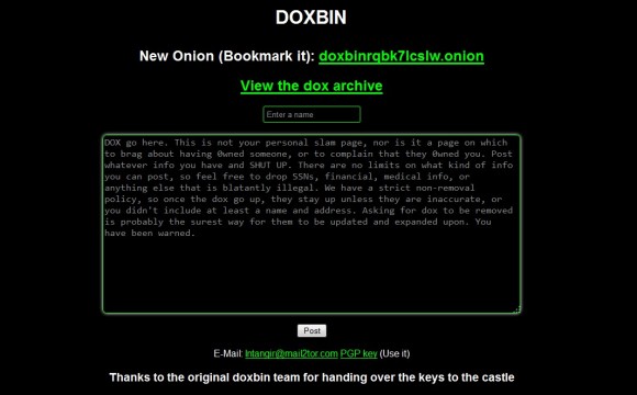 Nowy-stary Doxbin