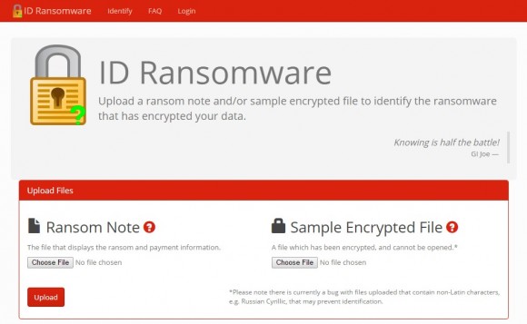 Strona ID Ransomware